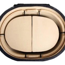 Primo Ceramic Heat Deflector Complete Kit For Primo Oval XL -Kitchen BBQ Sale Primo Ceramic Heat Deflector Complete Kit for Primo Oval XL 324 333 In Grill Top View