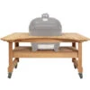 Primo Curved Cypress Kamado Table For Primo Oval XL With Ceramic Feet -Kitchen BBQ Sale Primo Curved Cypress Kamado Table for Primo Oval XL 600