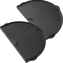 Primo Half-Moon Cast Iron Dual-Purpose Griddle For Primo Oval XL