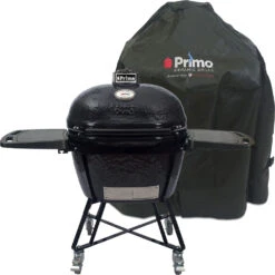 Primo Premium Grill Cover For Freestanding / All-In-One Grills - Fits Primo All-In-One Oval XL 400 Freestanding Charcoal Kamado
