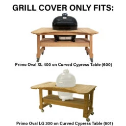 Primo Premium Grill Cover For Table-Mounted Primo Grills - Fits Primo Oval XL 400 And Oval LG 300 On Curved Cypress Kamado Table 9 Primo Premium Grill Cover For Table-Mounted Primo Grills - Fits Primo Oval XL 400 And Oval LG 300 On Curved Cypress Kamado Table -Kitchen BBQ Sale Primo Premium Grill Cover for Table Mounted Primo Grills Fits Primo Oval XL 400 and Oval LG 300 on Curved Cypress Kamado Table Grill Cover Will Fit