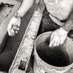 Prism Hardscapes Hampton 48-Inch Round 65,000 BTU Natural Gas Fire Pit Bowl - Ultra White -Kitchen BBQ Sale Prism Hardscape Craftsmanship Lifestyle Image2 13