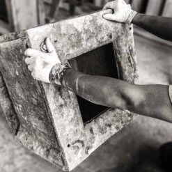 Prism Hardscapes Tavola 8 60-Inch 65,000 BTU Natural Gas Rectangular Fire Pit Table - Ultra White -Kitchen BBQ Sale Prism Hardscape Craftsmanship Lifestyle Image3 14