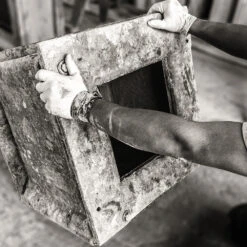 Prism Hardscapes Pebble 56-Inch 65,000 BTU Natural Gas Fire Pit Bowl - Cafe 19 Prism Hardscapes Pebble 56-Inch 65,000 BTU Natural Gas Fire Pit Bowl - Cafe -Kitchen BBQ Sale Prism Hardscape Craftsmanship Lifestyle Image3