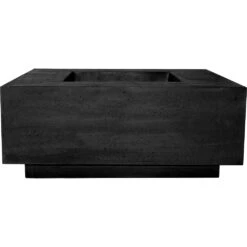 Prism Hardscapes Tavola 42 42-Inch 65,000 BTU Natural Gas Square Fire Pit Table - Ebony