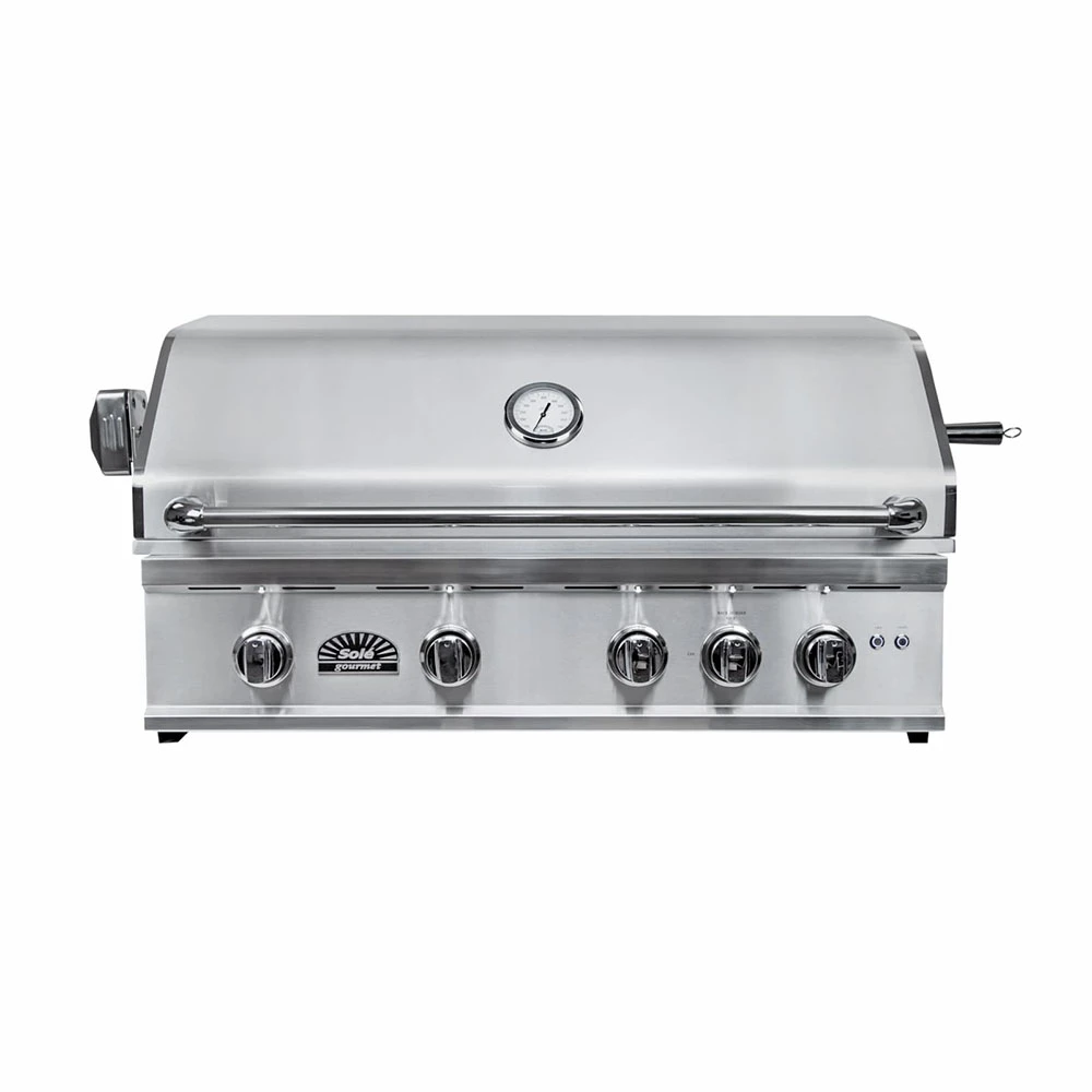 Sole Gourmet TR Series 38-Inch 4-Burner Built-In Propane Gas Grill With Rotisserie And LED Lights 4 Sole Gourmet TR Series 38-Inch 4-Burner Built-In Propane Gas Grill With Rotisserie And LED Lights - Image 2