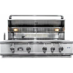 Sole Gourmet Luxury Series 42-Inch 4-Burner Built-In Natural Gas Grill With Rotisserie And LED Lights -Kitchen BBQ Sale SO421BQRL 01