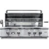 Sole Gourmet Luxury Series 42-Inch 4-Burner Built-In Natural Gas Grill With Rotisserie And LED Lights