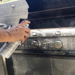 Saber Grills Foaming BBQ Grill Cleaner And Polish - Breaks Up Stains And Grime - 13 Oz. Can 8 Saber Grills Foaming BBQ Grill Cleaner And Polish - Breaks Up Stains And Grime - 13 Oz. Can -Kitchen BBQ Sale Saber Grills Foaming BBQ Grill Cleaner and Polish Breaks up Stains and Grime 13 Oz Can A00YY5717 Spraying