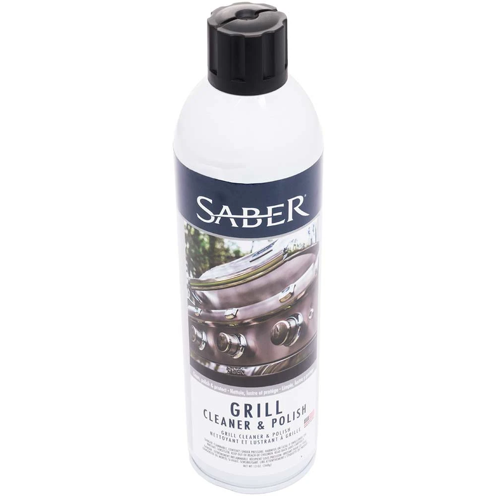 Saber Grills Foaming BBQ Grill Cleaner And Polish - Breaks Up Stains And Grime - 13 Oz. Can 3 Saber Grills Foaming BBQ Grill Cleaner And Polish - Breaks Up Stains And Grime - 13 Oz. Can