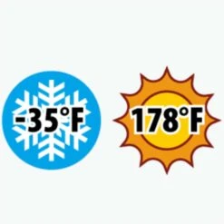 Shield Covers Gold Series Premium Grill Cover For Built-In Grills - Fits 38-Inch Up To 42-Inch Wide Grills -Kitchen BBQ Sale Shield Covers Platinum Series Premium Grill Cover Detailed Image Temperatures 3