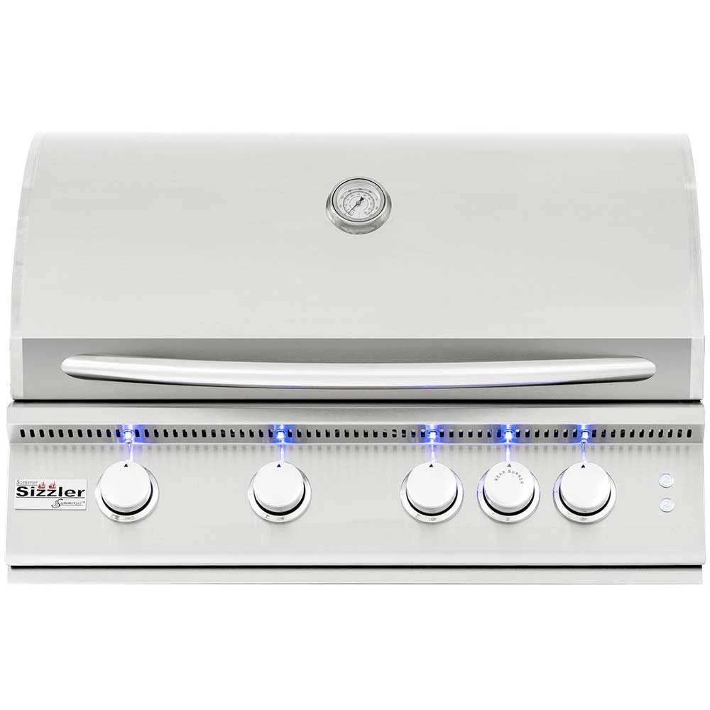 Summerset Grills Sizzler Pro 32-Inch 4-Burner Built-In Natural Gas Grill With Rear Infrared Burner 11 Summerset Grills Sizzler Pro 32-Inch 4-Burner Built-In Natural Gas Grill With Rear Infrared Burner - Image 9