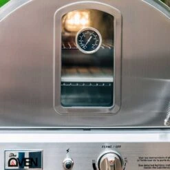 Summerset Grills Built-In/Countertop Propane Gas Stainless Steel Outdoor Pizza Oven -Kitchen BBQ Sale Summerset Grills SS OVBI LP Built In Countertop Propane Gas Stainless Steel Outdoor Pizza Oven Front View