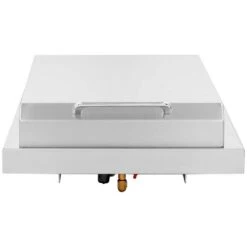 Summerset Grills 15,000 BTU Drop-In Natural Gas Single Side Burner With Removable Hinged Lid -Kitchen BBQ Sale Summerset Grills SSB1 NG 15 000 BTU Drop In Natural Gas Single Side Burner with Removable Hinged Lid Closed