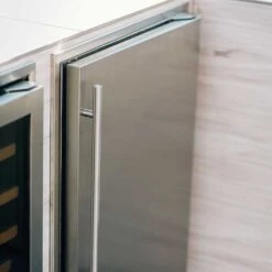 Summerset Grills 24-Inch 5.3 Cu. Ft. Capacity Outdoor Rated Refrigerator With Locking Door & Towel Bar Handle - Right Hinge -Kitchen BBQ Sale Summerset Grills SSRFR 24S 24 Inch 5 3 Cu Ft Capacity Stainless Steel Outdoor Rated Refrigerator with Locking Door Towel Bar Handle Right Hinge Lifestyle