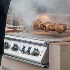 Summerset Grills Sizzler Pro 32-Inch 4-Burner Built-In Natural Gas Grill With Rear Infrared Burner 16 Summerset Grills Sizzler Pro 32-Inch 4-Burner Built-In Natural Gas Grill With Rear Infrared Burner -Kitchen BBQ Sale Summerset Grills Sizzler Pro Gas Grill with Rear Infrared Burner Lifestyle Smoke