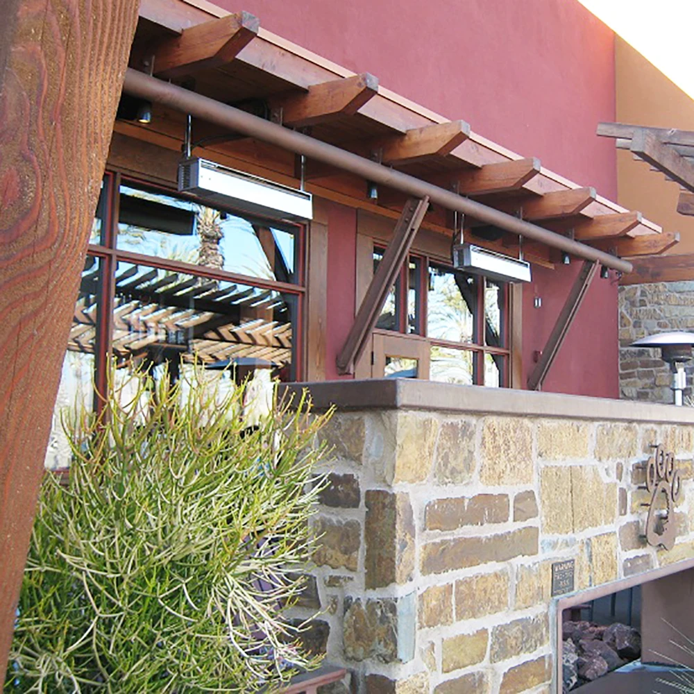 Sunpak TSR 48-Inch 34,000 BTU Natural Gas Two-Stage Infrared Patio Heater With Remote - Stainless Steel 9 Sunpak TSR 48-Inch 34,000 BTU Natural Gas Two-Stage Infrared Patio Heater With Remote - Stainless Steel - Image 7