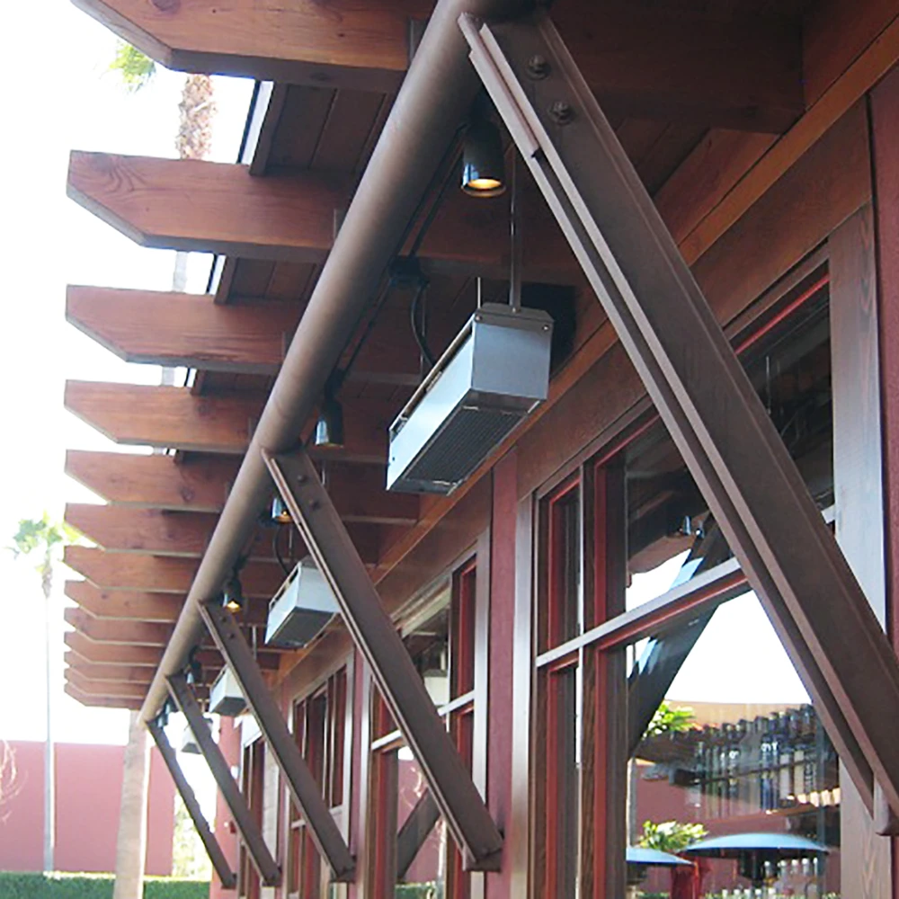 Sunpak TSR 48-Inch 34,000 BTU Natural Gas Two-Stage Infrared Patio Heater With Remote - Stainless Steel 8 Sunpak TSR 48-Inch 34,000 BTU Natural Gas Two-Stage Infrared Patio Heater With Remote - Stainless Steel - Image 6