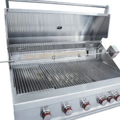 Sunstone Grill Ruby Series 42-Inch 5-Burner Built-In Propane Gas Grill With Rear Infrared Burner -Kitchen BBQ Sale Sunstone Grill Ruby Series 42 Inch 5 Burner Built In Propane Gas Grill with Rear Infrared Burner Ruby5BIR LP Cooking Surface Rotisserie