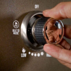 Ukiah Tailgater II 15-Inch 48,000 BTU Battery-Powered Propane Gas Square Portable Fire Pit With 2.1 Bluetooth Speaker - Black -Kitchen BBQ Sale Ukiah Tailgater II 15 Inch 50000 BTU Battery Powered Propane Gas Square Portable Fire Pit with 2 1 Bluetooth Speaker Black Knob