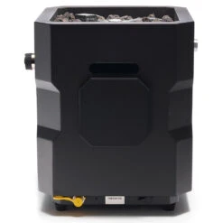 Ukiah Tailgater II 15-Inch 48,000 BTU Battery-Powered Propane Gas Square Portable Fire Pit With 2.1 Bluetooth Speaker - Black -Kitchen BBQ Sale Ukiah Tailgater II 15 Inch 50000 BTU Battery Powered Propane Gas Square Portable Fire Pit with 2 1 Bluetooth Speaker Black Left View