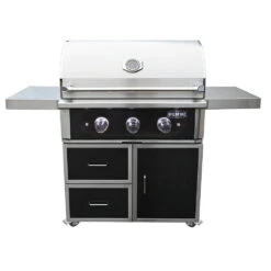 Wildfire Ranch Pro 30-Inch Black 304 Stainless Steel Freestanding Propane Gas Grill
