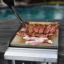 Wildfire Ranch Pro 17,000 BTU Black 304 Stainless Steel Built-In Natural Gas Flat Top Side Griddle -Kitchen BBQ Sale WF GRIDDLE SIDE 15