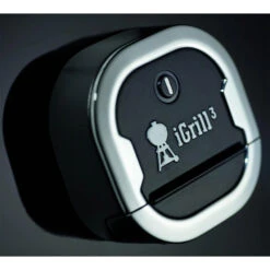 Weber Grills IGrill 3 Wireless Bluetooth Smart Connection Grill Thermometer With 2 Pro-Meat Probes For Genesis II Gas Grills -Kitchen BBQ Sale Weber 7204 iGrill 2 bluetooth smart thermometer Angled view