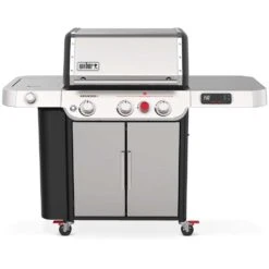 Weber Grills Genesis SX-335 Propane Gas Smart Grill With Sear Burner & Side Burner - Stainless Steel