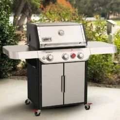 Weber Grills Genesis S-325s Natural Gas Grill With Sear Burner - Stainless Steel -Kitchen BBQ Sale Weber GENESIS 37300001 S 325s natural Gas Grill with Sear Burner Stainless Steel lifestyle