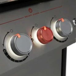 Weber Grills Genesis SPX-435 Natural Gas Smart Grill With Sear Burner & Side Burner - Stainless Steel -Kitchen BBQ Sale Weber GENESIS 38800001 SPX 435 Natural Gas Smart Grill with Sear Burner Side Burner Stainless Steel lighted control knobs