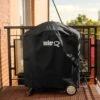 Weber Grills Premium Grill Cover For Q 100/1000 Or 200/2000 Series Gas Grills On Rolling Cart