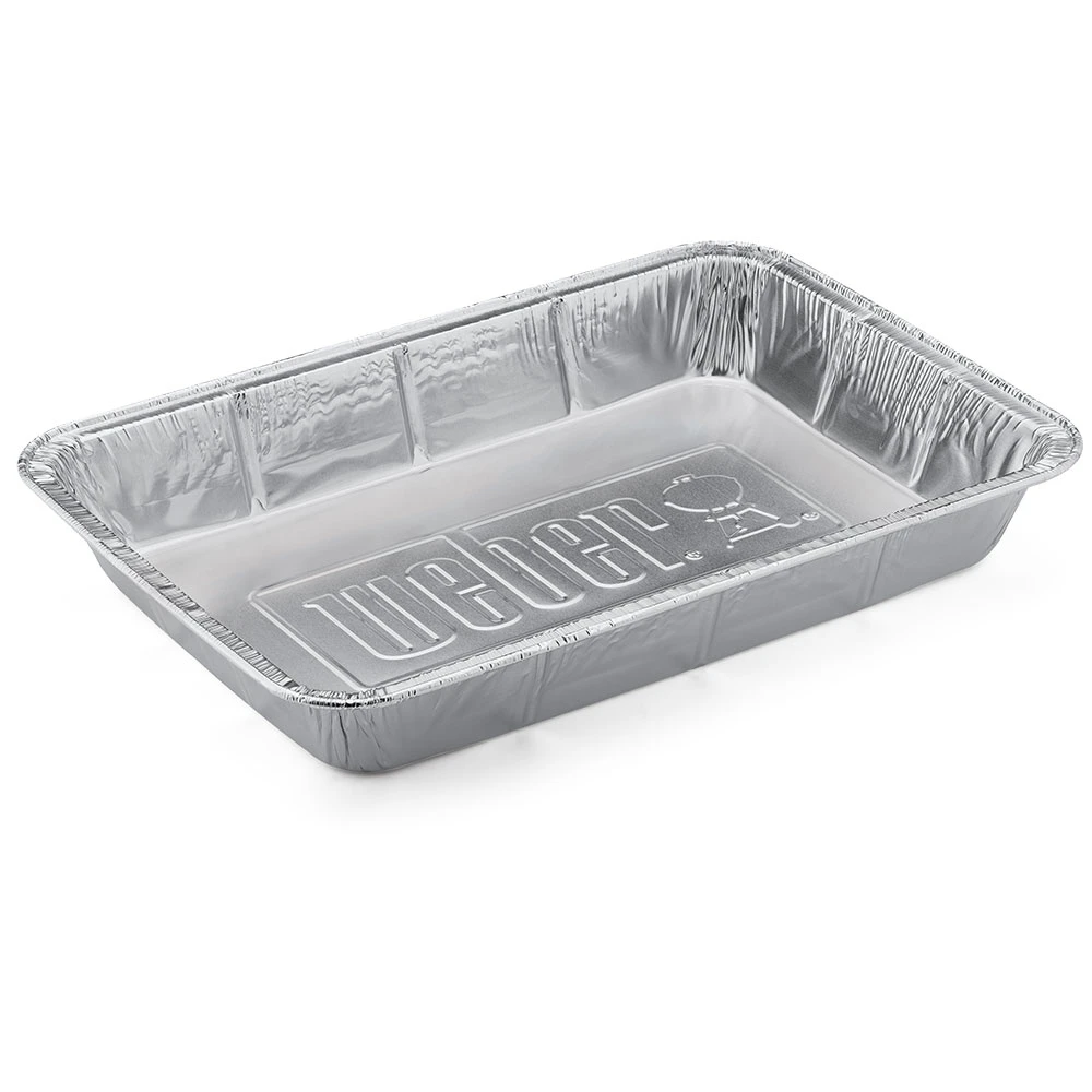 Weber Grills 13-Inch X 9-Inch Large Aluminum Drip Pan Liners - 10 Pack 6 Weber Grills 13-Inch X 9-Inch Large Aluminum Drip Pan Liners - 10 Pack - Image 4