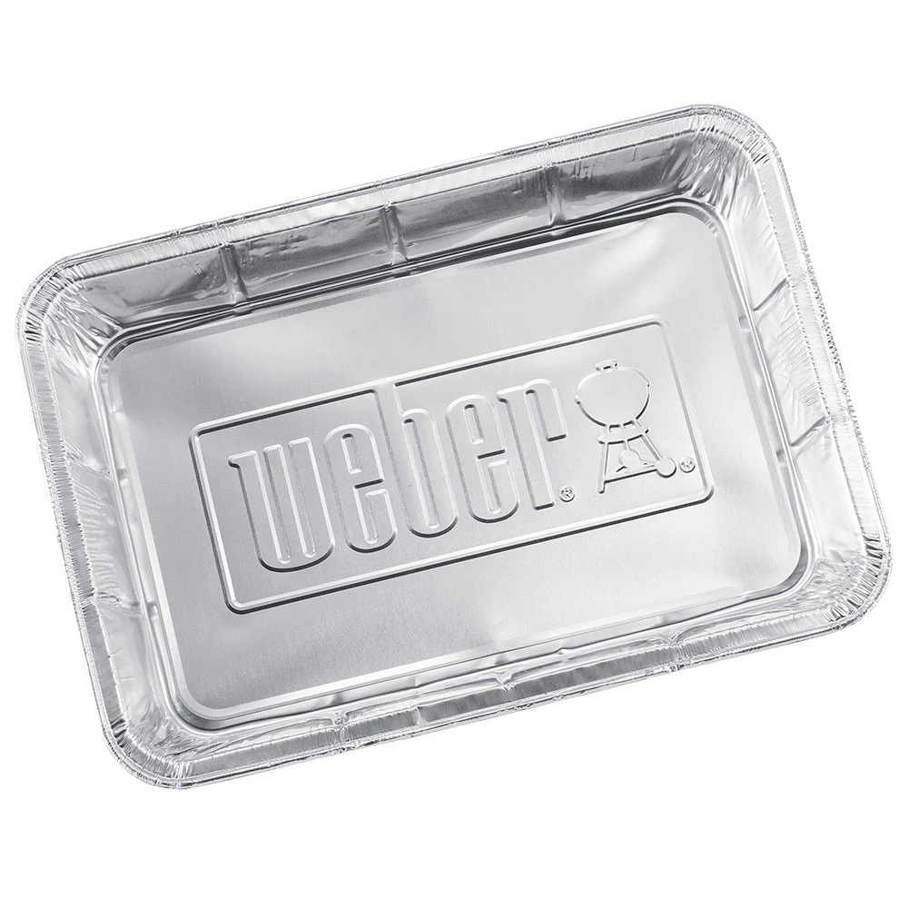 Weber Grills 13-Inch X 9-Inch Large Aluminum Drip Pan Liners - 10 Pack 5 Weber Grills 13-Inch X 9-Inch Large Aluminum Drip Pan Liners - 10 Pack - Image 3