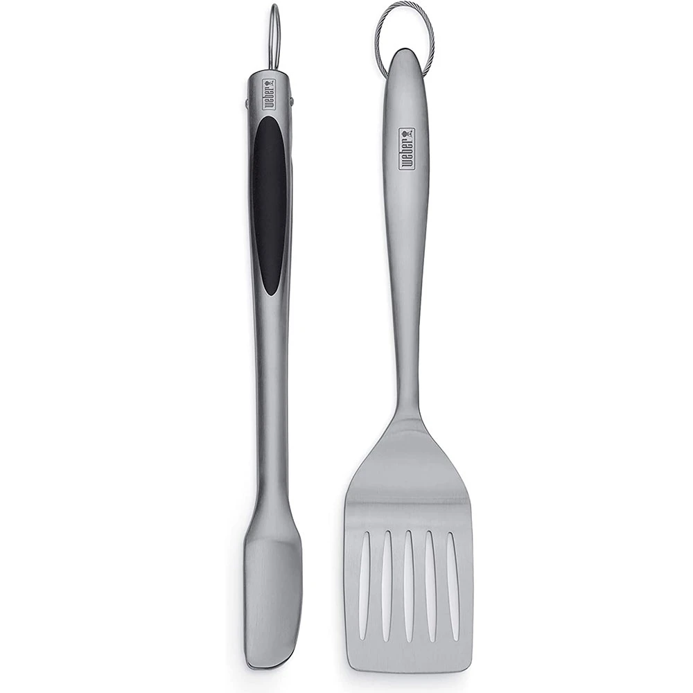 Weber Grills Deluxe Stainless Steel 2-Piece BBQ Tool Set 4 Weber Grills Deluxe Stainless Steel 2-Piece BBQ Tool Set - Image 2