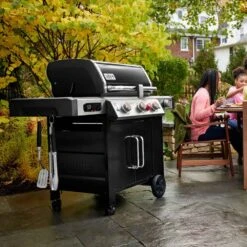 Weber Grills Genesis II EX-335 Smart Propane Gas Grill - Black 16 Weber Grills Genesis II EX-335 Smart Propane Gas Grill - Black -Kitchen BBQ Sale Weber Grills Genesis II EX 335 Smart Propane Gas Grill Black 61016601 lifestyle