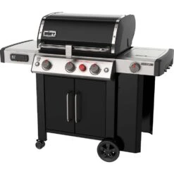 Weber Grills Genesis II EX-335 Smart Propane Gas Grill - Black 18 Weber Grills Genesis II EX-335 Smart Propane Gas Grill - Black -Kitchen BBQ Sale Weber Grills Genesis II EX 335 Smart Propane Gas Grill Black 61016601 side
