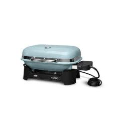 Weber Grills Lumin 1000 Compact 23-Inch 120V Portable Electric Grill - Light Blue -Kitchen BBQ Sale Weber Grills Lumin 1000 Compact 23 Inch 120V Portable Electric Grill Light Blue 2