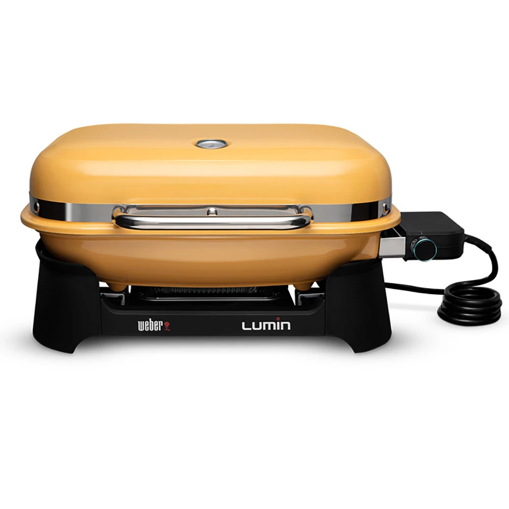 Weber Grills Lumin 2000 26-Inch 120V Portable Electric Grill - Yellow 3 Weber Grills Lumin 2000 26-Inch 120V Portable Electric Grill - Yellow