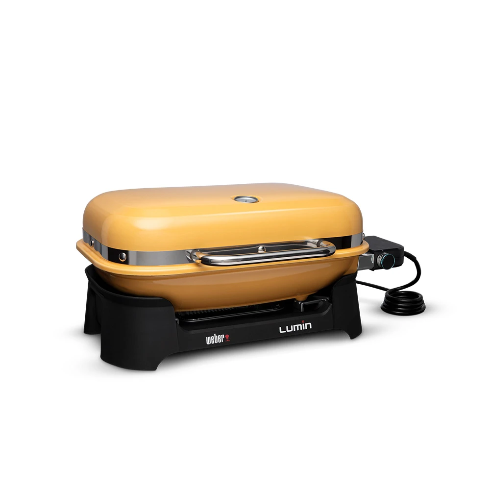 Weber Grills Lumin 2000 26-Inch 120V Portable Electric Grill - Yellow 6 Weber Grills Lumin 2000 26-Inch 120V Portable Electric Grill - Yellow - Image 4