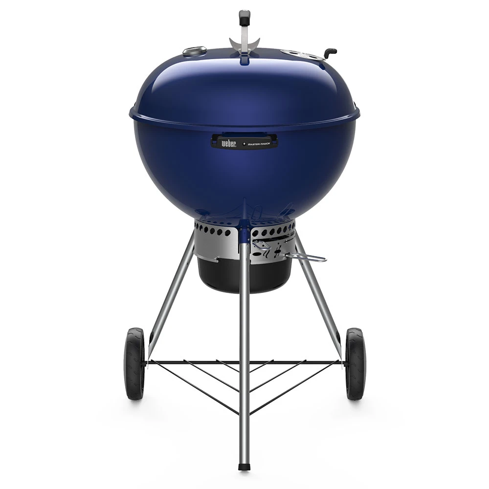 Weber Grills Master Touch 22-Inch Charcoal Grill With Gourmet BBQ System Cooking Grate - Deep Ocean Blue 3 Weber Grills Master Touch 22-Inch Charcoal Grill With Gourmet BBQ System Cooking Grate - Deep Ocean Blue