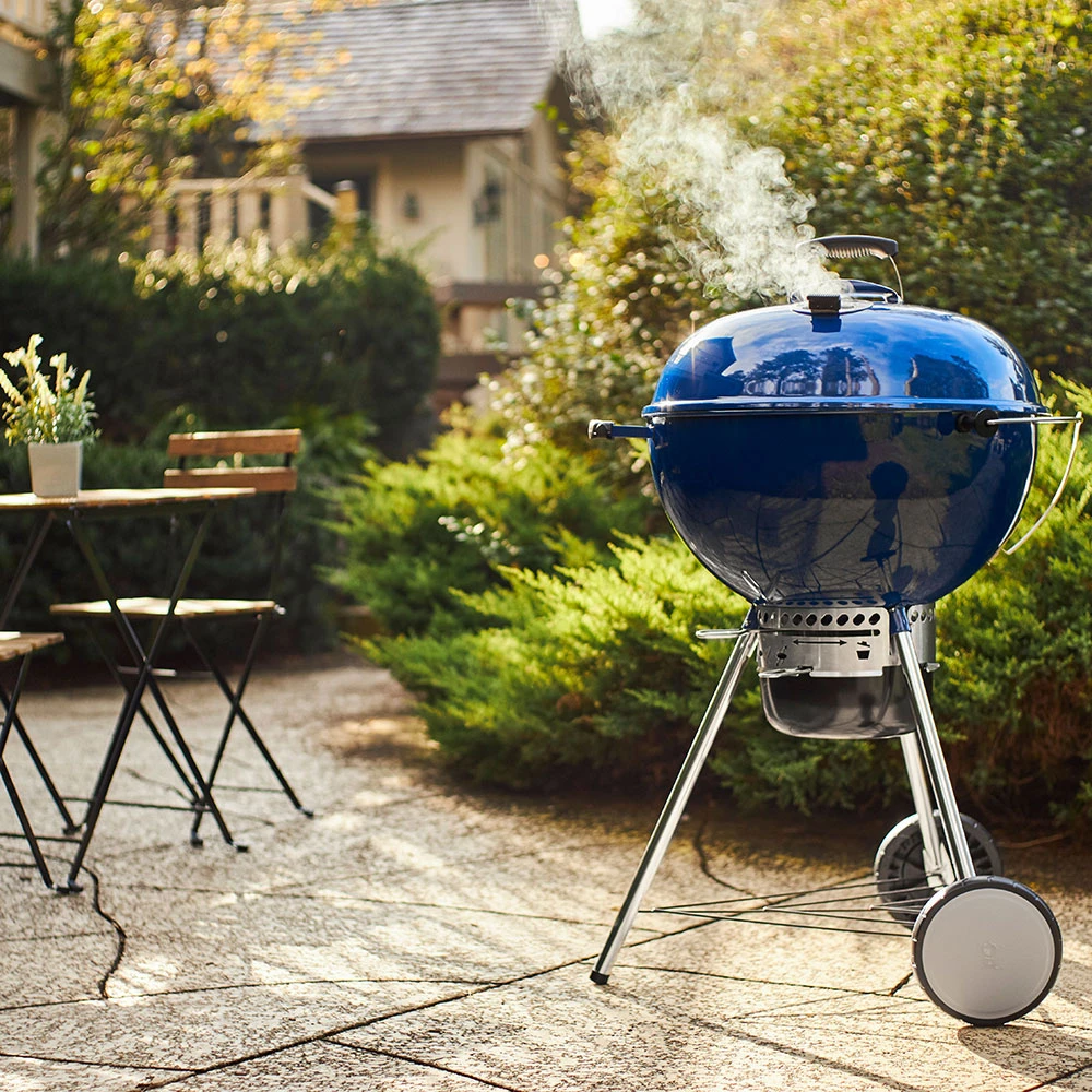 Weber Grills Master Touch 22-Inch Charcoal Grill With Gourmet BBQ System Cooking Grate - Deep Ocean Blue 7 Weber Grills Master Touch 22-Inch Charcoal Grill With Gourmet BBQ System Cooking Grate - Deep Ocean Blue - Image 5