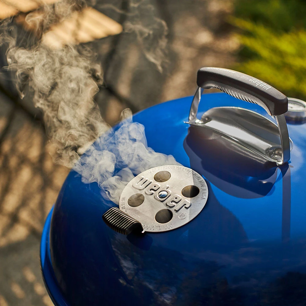 Weber Grills Master Touch 22-Inch Charcoal Grill With Gourmet BBQ System Cooking Grate - Deep Ocean Blue 8 Weber Grills Master Touch 22-Inch Charcoal Grill With Gourmet BBQ System Cooking Grate - Deep Ocean Blue - Image 6