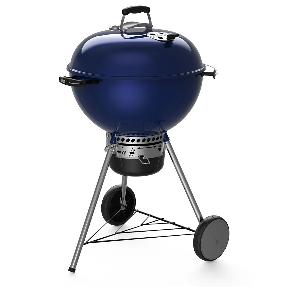 Weber Grills Master Touch 22-Inch Charcoal Grill With Gourmet BBQ System Cooking Grate - Deep Ocean Blue 5 Weber Grills Master Touch 22-Inch Charcoal Grill With Gourmet BBQ System Cooking Grate - Deep Ocean Blue - Image 3