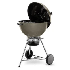 Weber Grills Master Touch 22-Inch Charcoal Grill With Gourmet BBQ System Cooking Grate - Smoke -Kitchen BBQ Sale Weber Grills Master Touch 22 Inch Charcoal Grill with Gourmet BBQ System Cooking Grate Smok 4