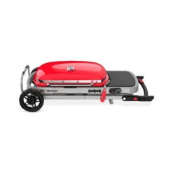 Weber Grills Traveler Portable Propane Gas Grill - Bright Red 15 Weber Grills Traveler Portable Propane Gas Grill - Bright Red -Kitchen BBQ Sale Weber Grills Traveler Portable Propane Gas Grill Bright Red 4