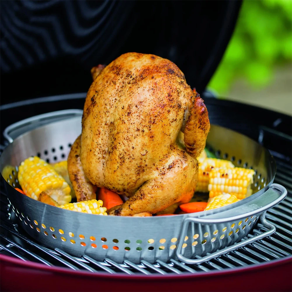 Weber Grills Stainless Steel Poultry Roaster 4 Weber Grills Stainless Steel Poultry Roaster - Image 2