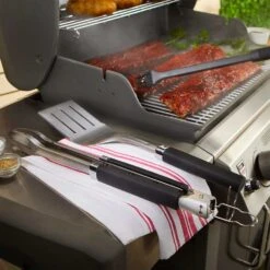 Weber Grills Precision 3-Piece Grilling Tool Set -Kitchen BBQ Sale Weber Precision 3 piece grilling tool set basting ribs