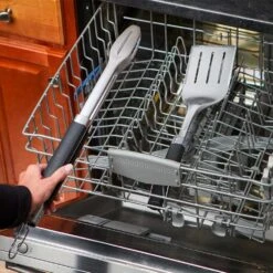 Weber Grills Precision Grill Tongs & Spatula 9 Weber Grills Precision Grill Tongs & Spatula -Kitchen BBQ Sale Weber Precision Grill Tongs Spatula dishwasher safe