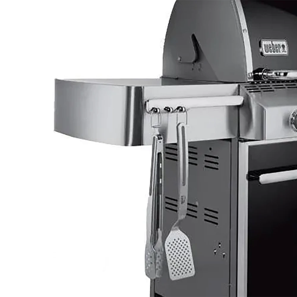 Weber Grills Summit E-670 Propane Gas Grill With Rotisserie, Sear Burner & Side Burner - Black 10 Weber Grills Summit E-670 Propane Gas Grill With Rotisserie, Sear Burner & Side Burner - Black - Image 8